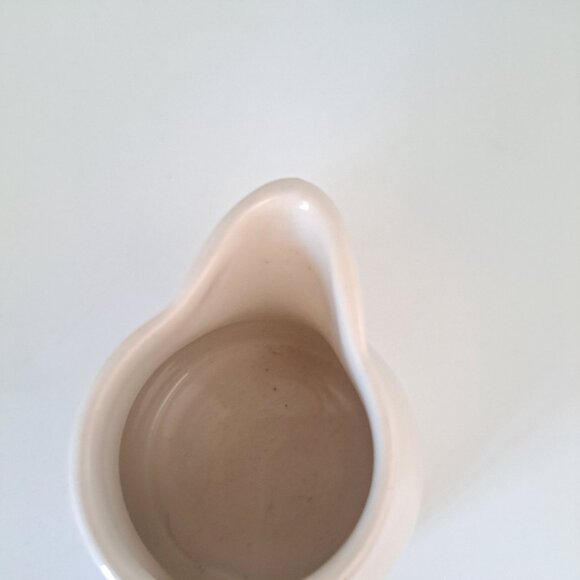 Syracuse China Syralite Creamer Pitcher With Orange Stripe Design - Picture 10 of 13